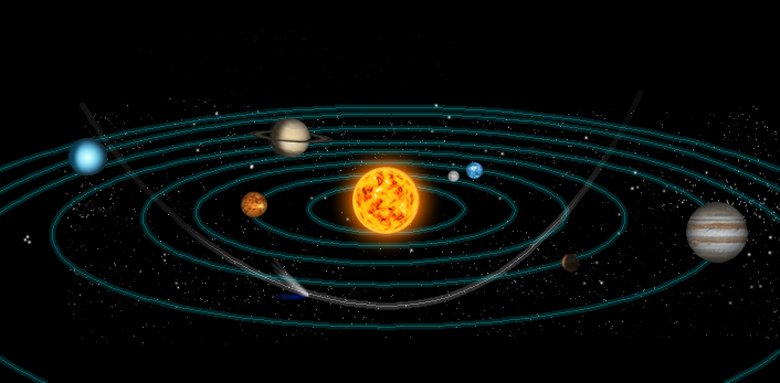 彗星的軌道有閉合的橢圓形軌道和拋物線軌道兩種