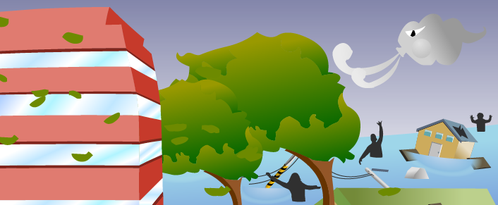 颱風帶來的強風和豪雨,經常為臺灣帶來很多災害。