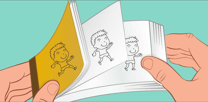 翻紙動畫模擬圖