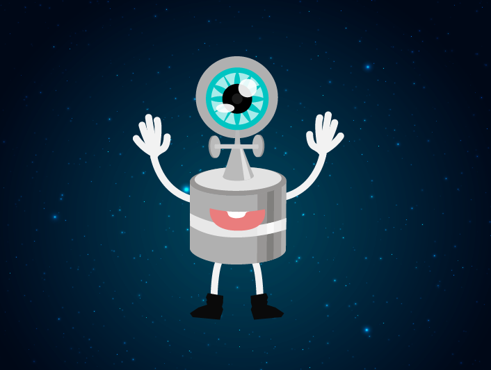 擬人化的氣象衛星